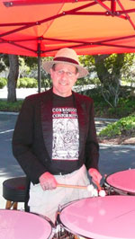 Barry playing Timpani